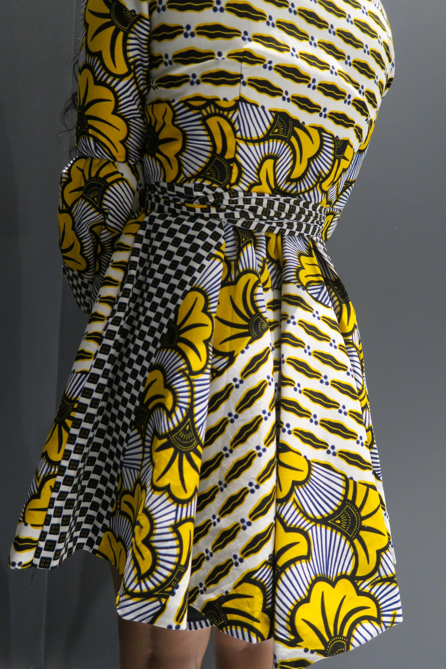Koyo Ankara Wrap Dress - MAHOSTYLE