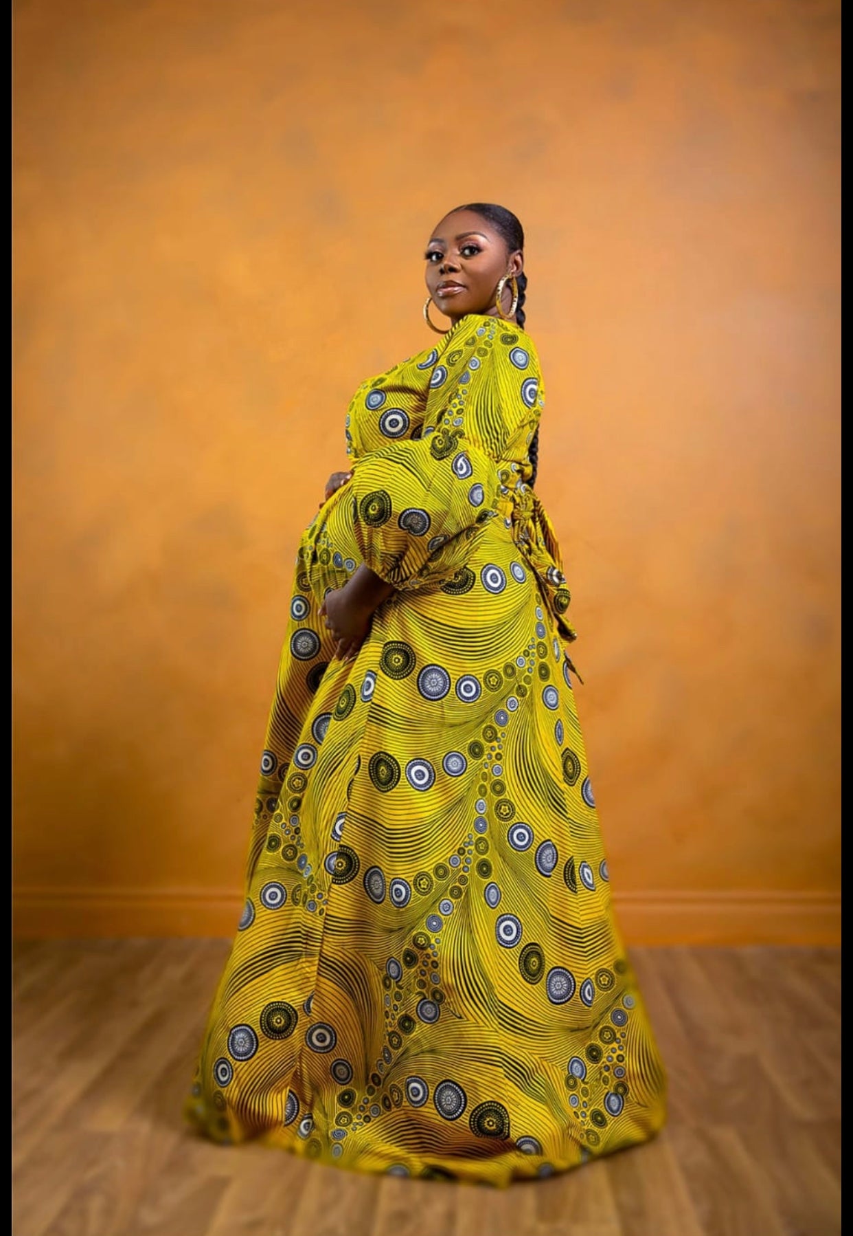 Kitenge wrap discount dress