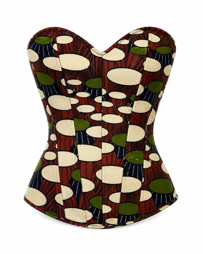 Adeze African Print Corset Top - MAHOSTYLE