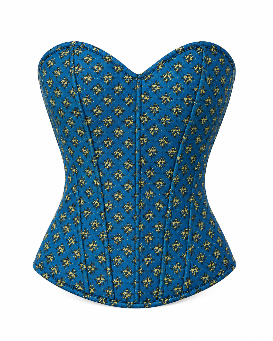 Haut corset à imprimé africain Adèze
