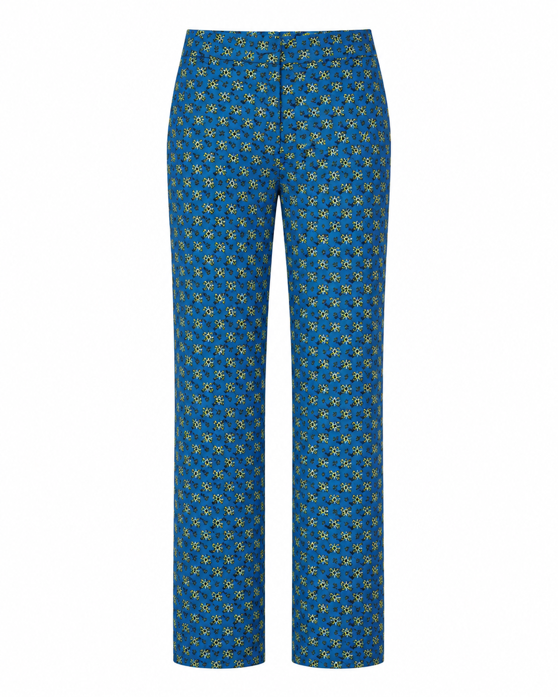 Ugo African Print Straight-Leg Trousers