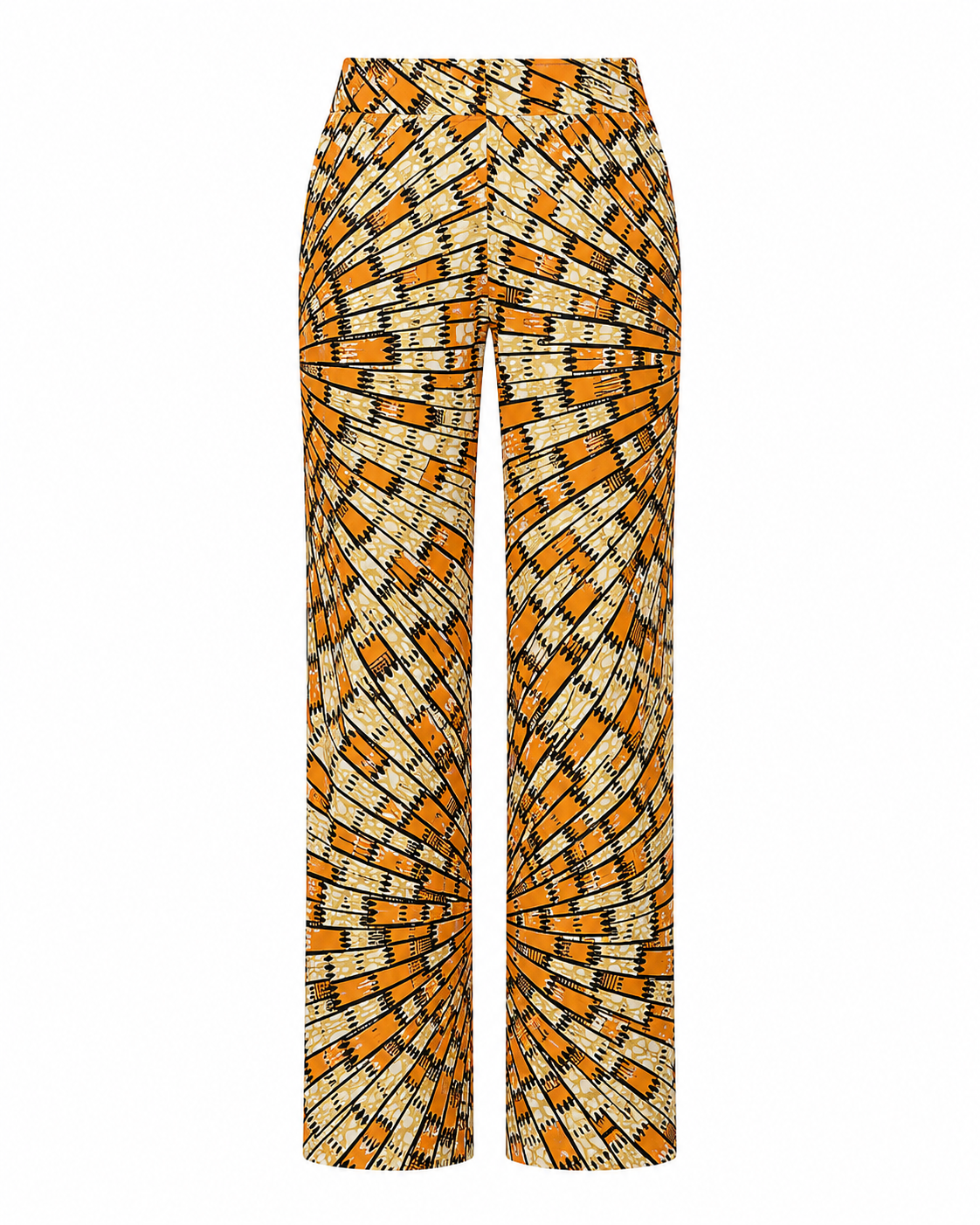 Ugo African Print Straight-Leg Trousers