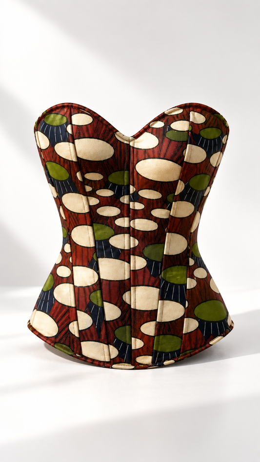 Adeze African Print Corset Top