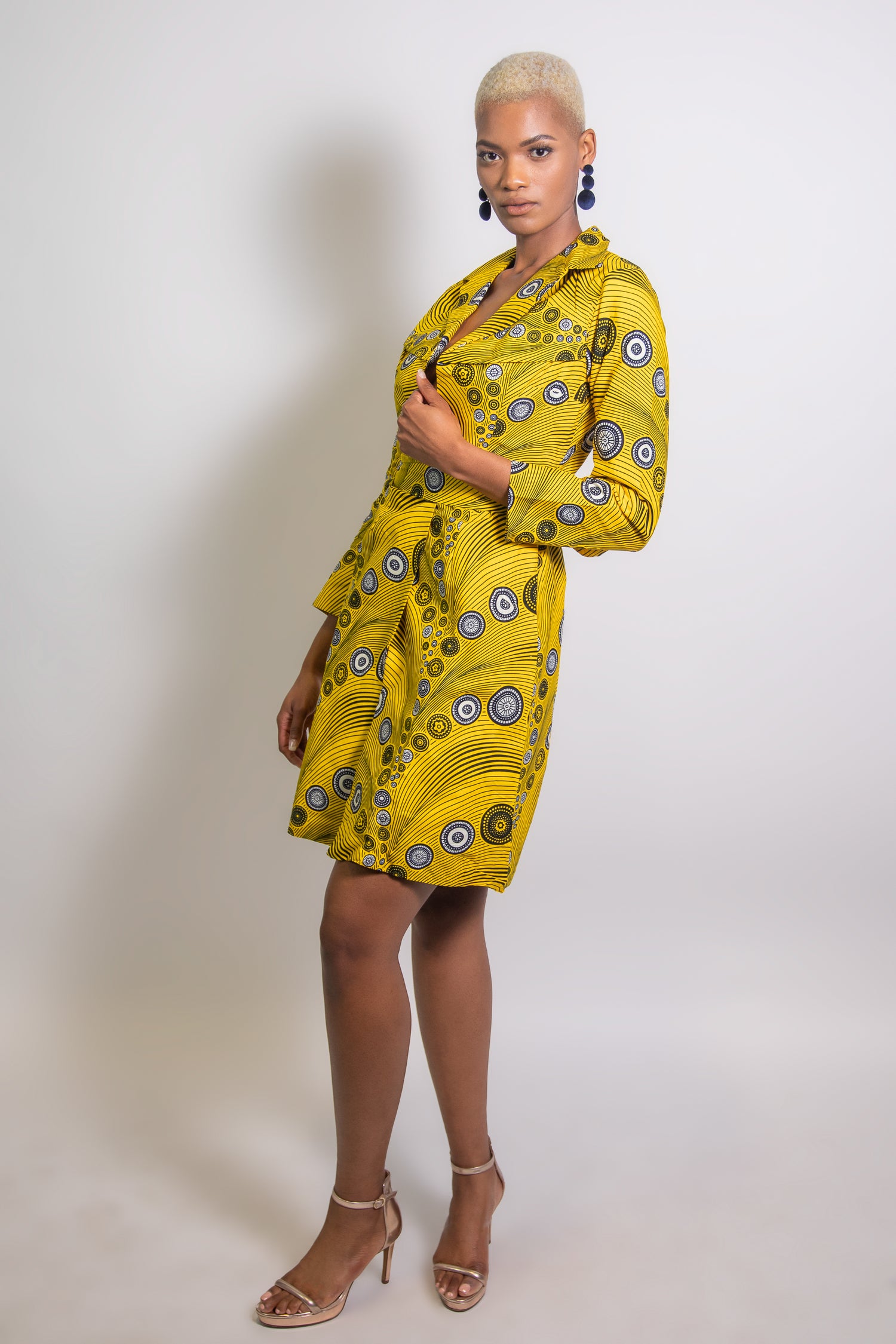 Tundry African print Jacket/Trench - MAHOSTYLE