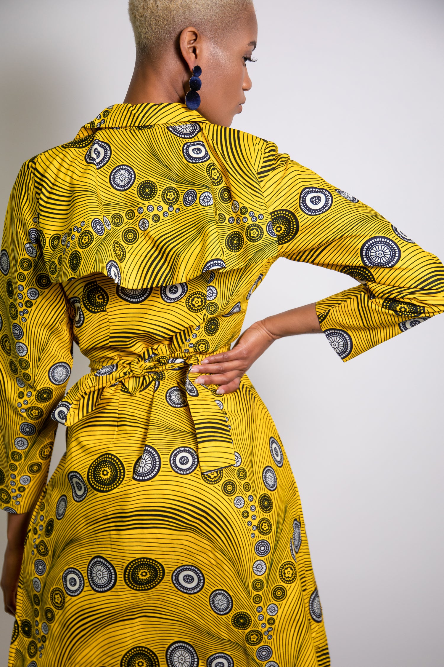 Tundry African print Jacket/Trench - MAHOSTYLE