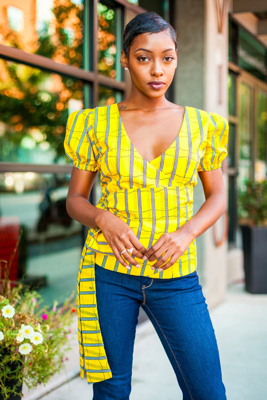 Lola Wrap Top - MAHOSTYLE