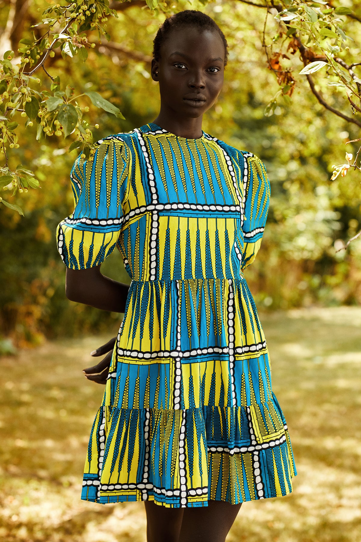 Eloh African Print Dress - MAHOSTYLE