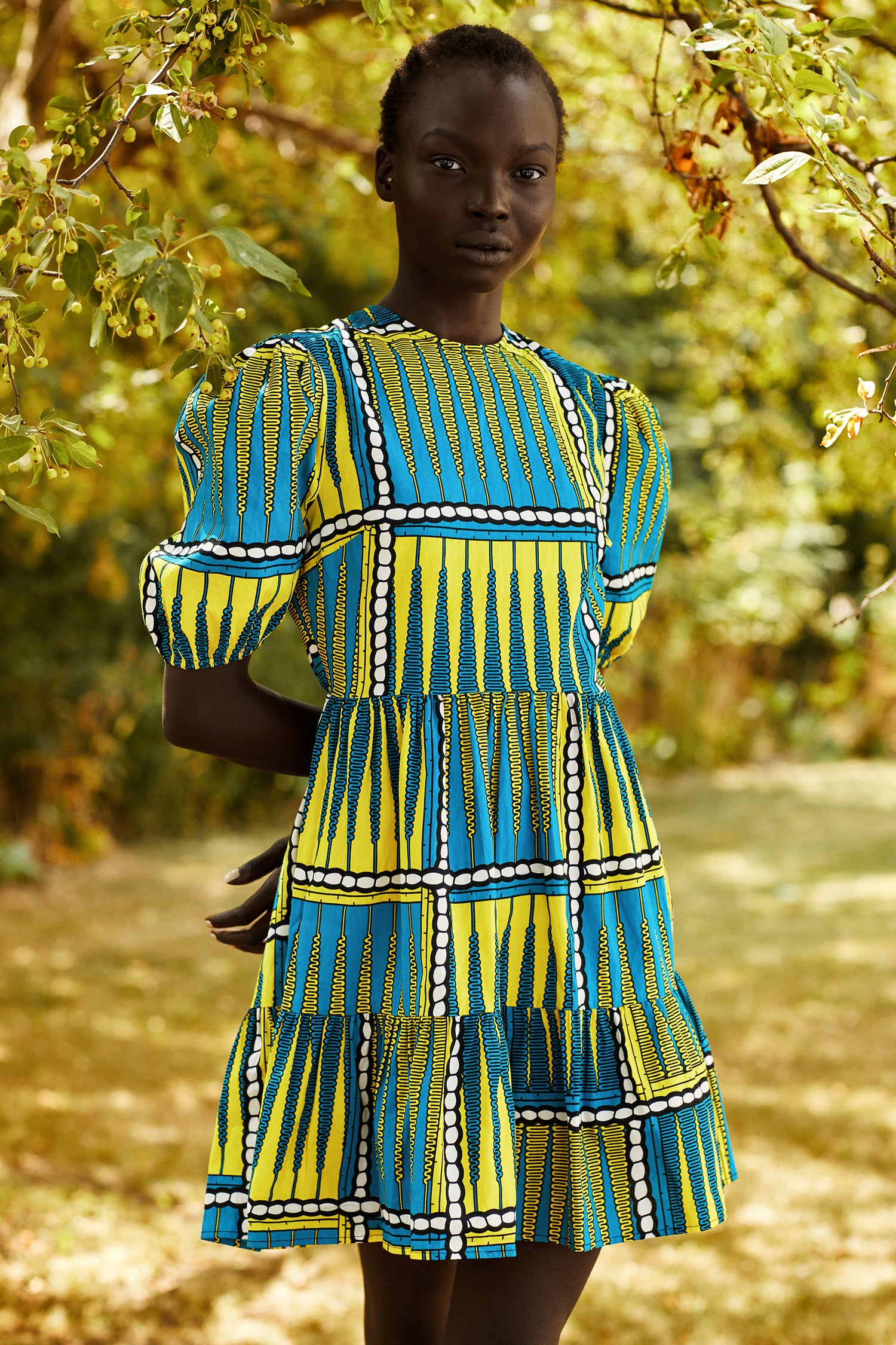 Eloh African Print Dress - MAHOSTYLE