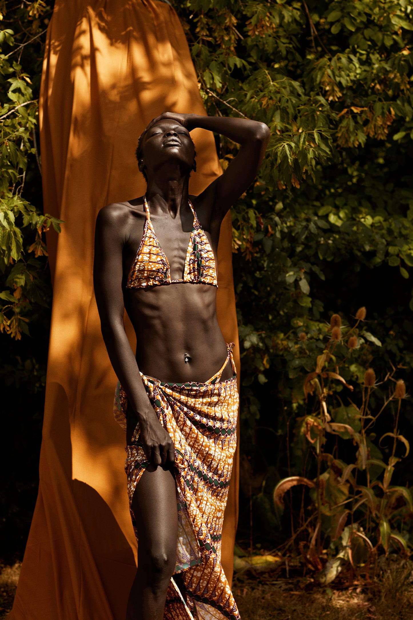 Bisi 3 piece African Print Swim Suit - MAHOSTYLE
