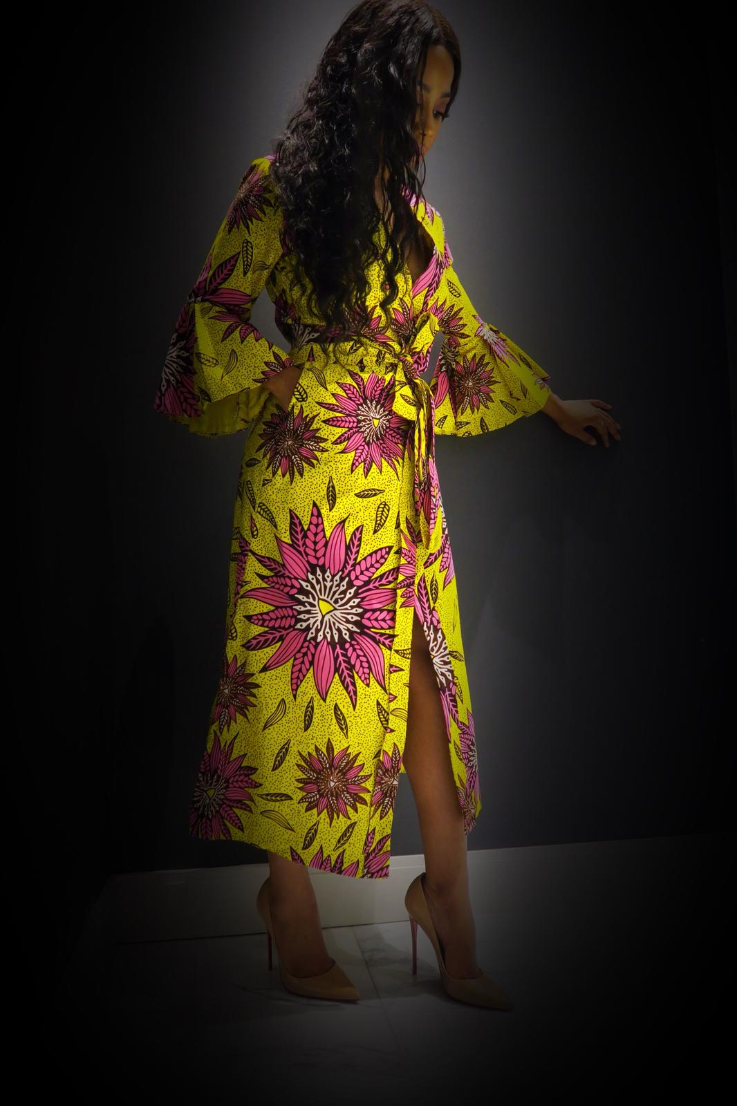 Chioma African Print Kimono - MAHOSTYLE