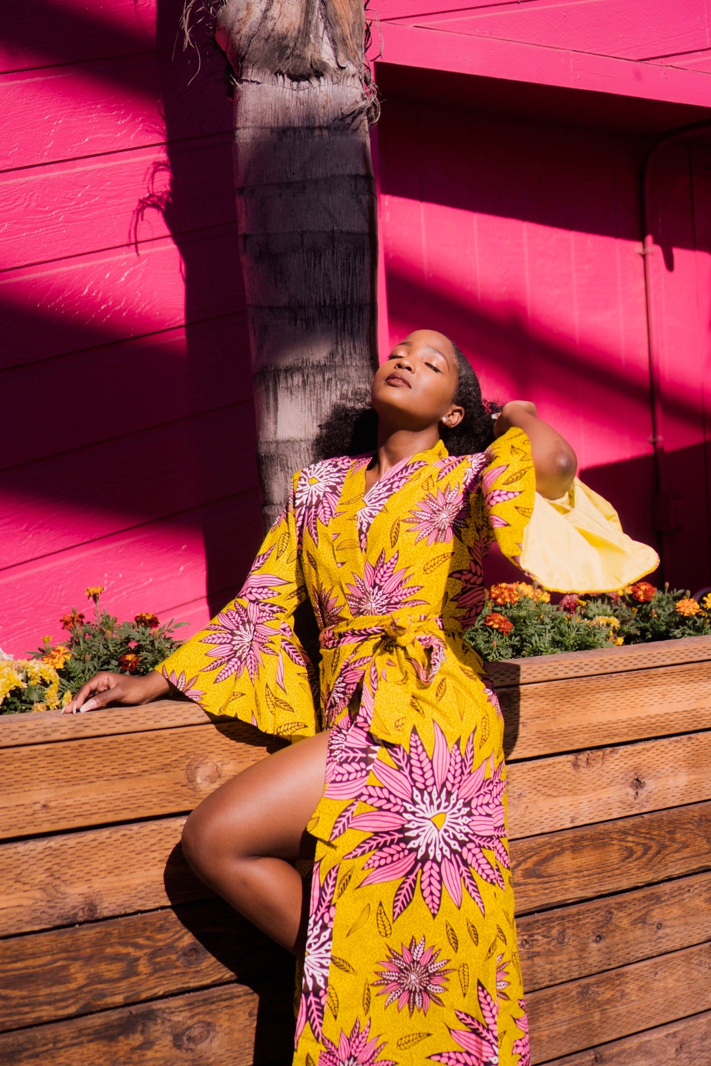 Chioma African Print Kimono - MAHOSTYLE