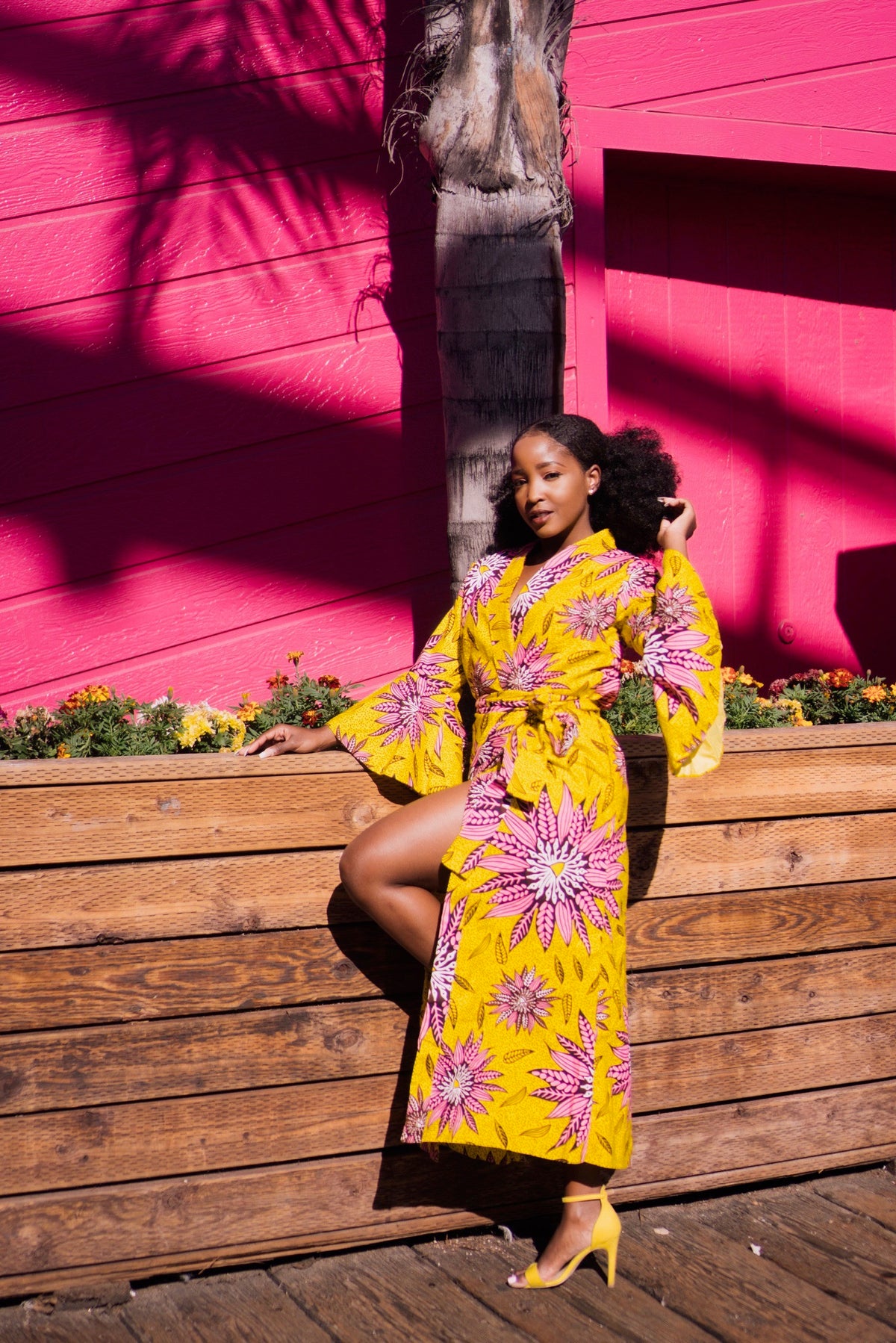 Chioma African Print Kimono - MAHOSTYLE