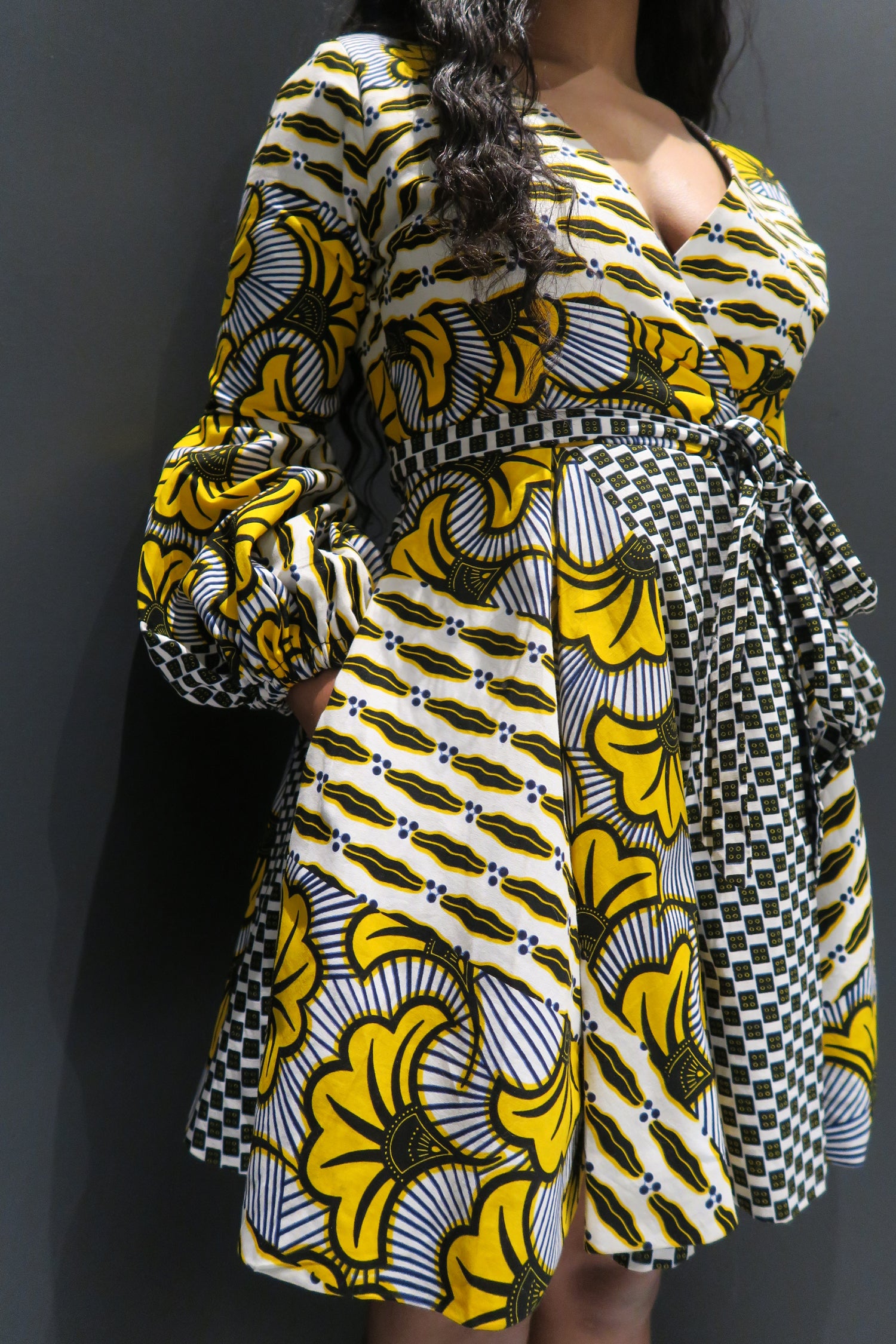 Ankara wrap gown styles cheap
