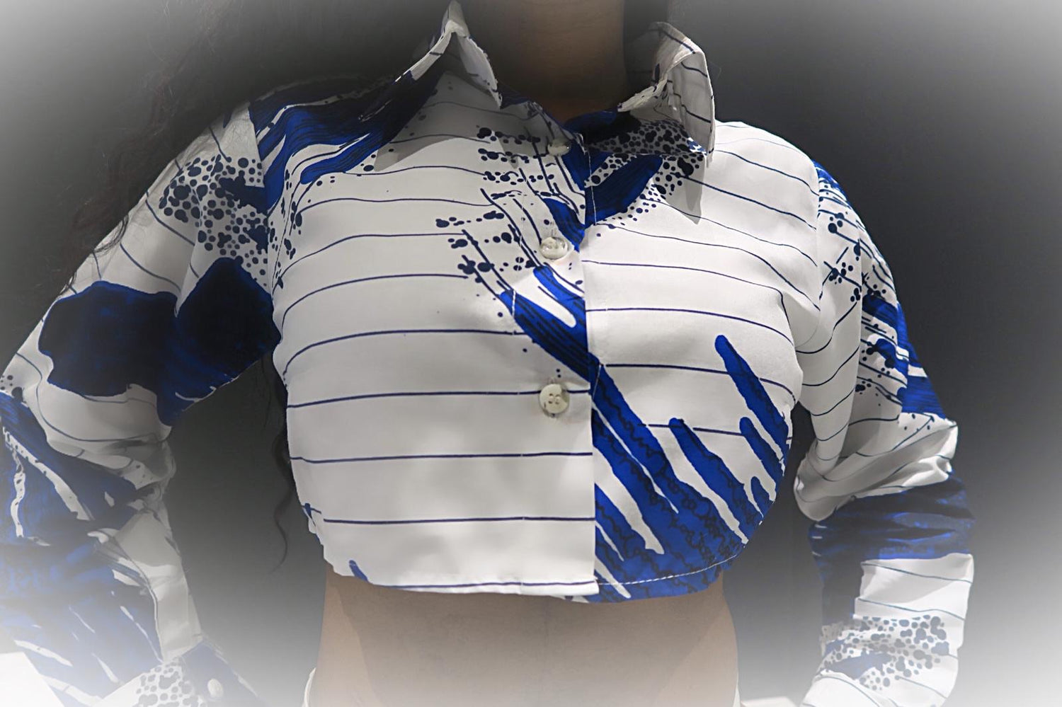 Talia Button Down Crop Top - MAHOSTYLE