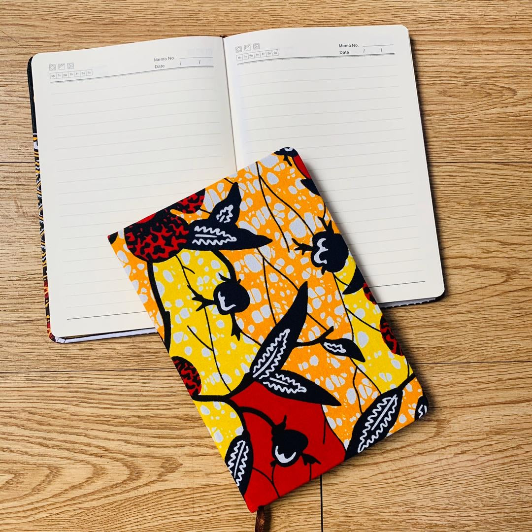 African print/ Ankara Note Pad/ Journal - MAHOSTYLE